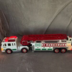 Hess Red and White Fire Truck Toy